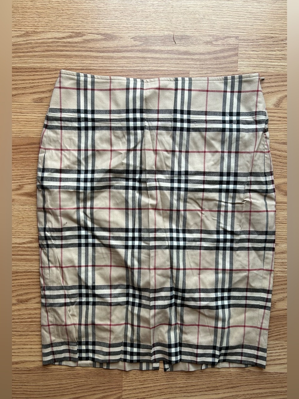 Burberry Nova Check Skirt Women Beige, Size UK 12/US 10